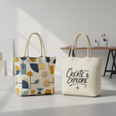 Custom Canvas Tote Bags 2 sides