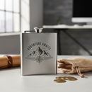 Custom Hip Flask 8oz | Personalized Stainless Steel