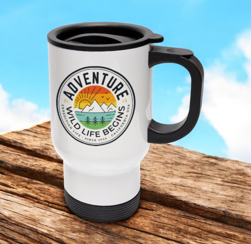 14oz Stainless Steel Custom Travel Mugs