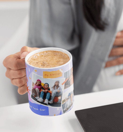 Custom photo mugs for kids