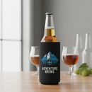 Custom Insulated Beer Bottle Cooler & Koozie | 3 Colours Black