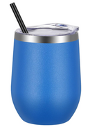 12oz Stainless Steel Stemless Wine Cup with Lid