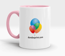custom pink mugs