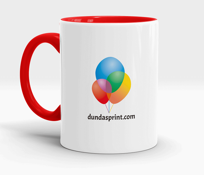 custom red mugs