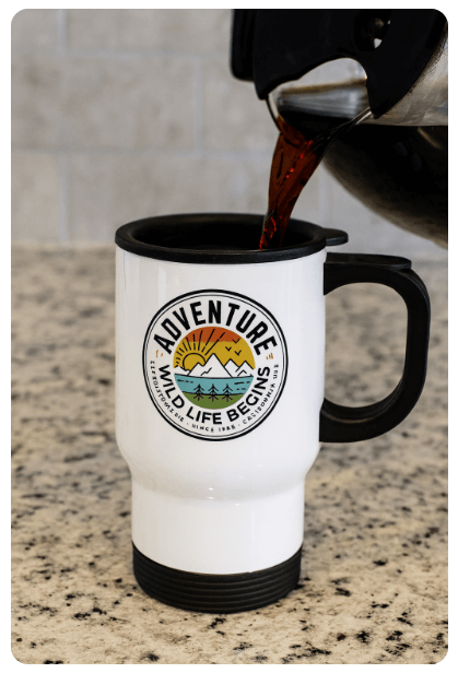 customized travel mugs