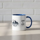 Custom Ceramic Mug with Lid and Cork | 11.8oz Black 2 sides