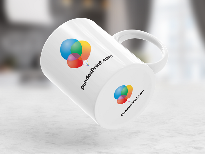 Exclusive gift! Custom Mug with bottom, inside and handle printed