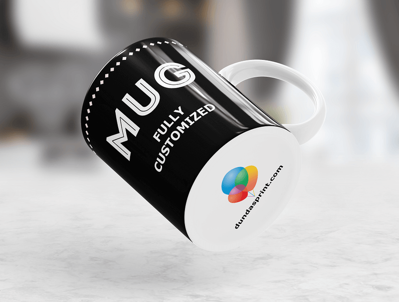 Exclusive gift! Custom Mug with bottom, inside and handle printed