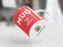 Exclusive gift! Customized Printed Mug with bottom, inside and handle printed
