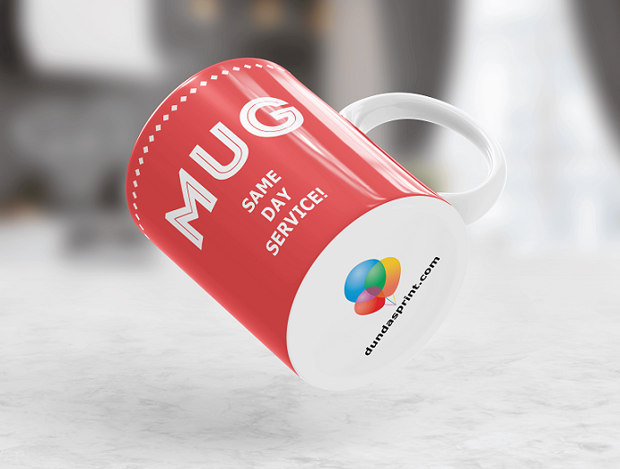 Exclusive gift! Custom Mug with bottom, inside and handle printed