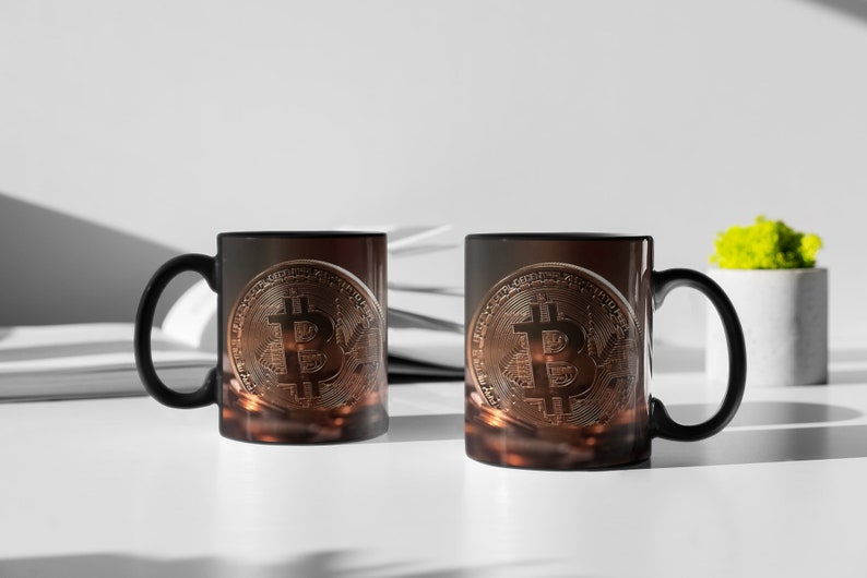 Bitcoin Custom Coffee Mug | Drink your coffee on your crypto way