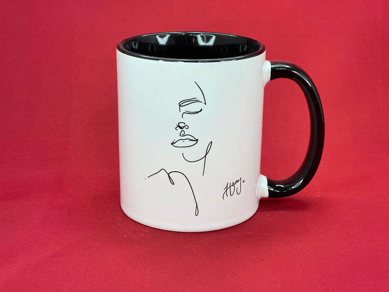 Harry Styles Face Drawing Custom mug Signed