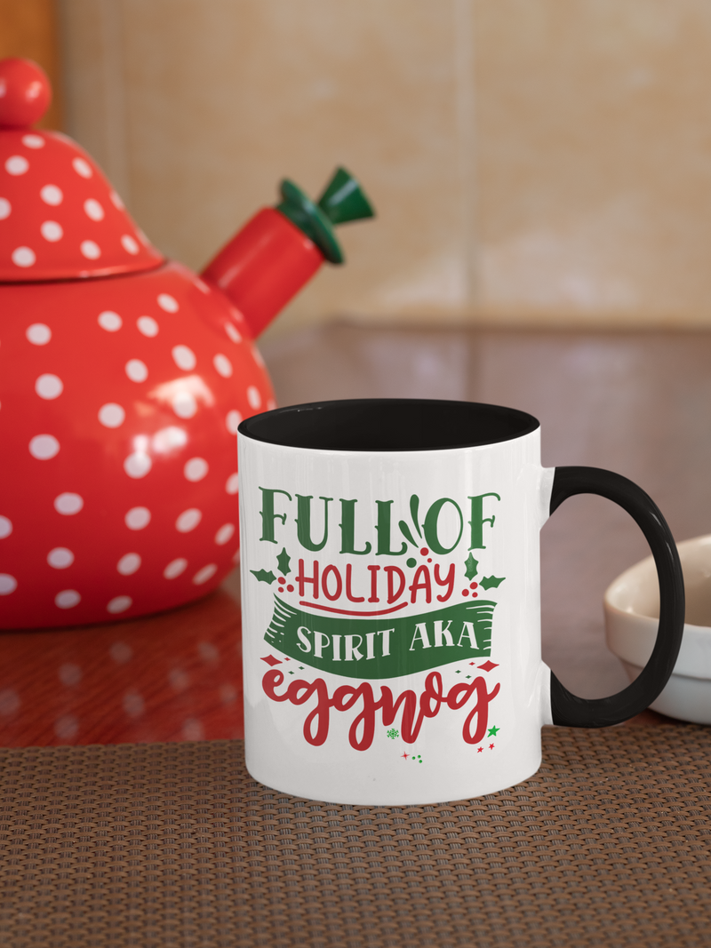 Full of Holiday spirit aka eggnog